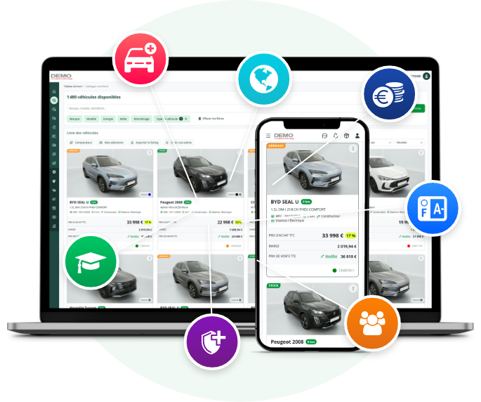 Visuel de l'interface pro.starterre.fr